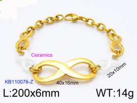 Stainless steel with Ceramic Bracelet