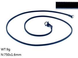 Stainless Steel Black-plating Necklace