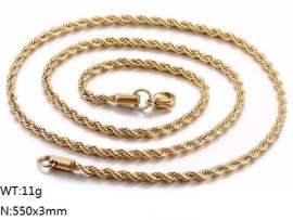 SS Gold-Plating Necklace