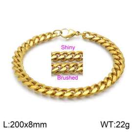 Stainless Steel Gold-plating Bracelet