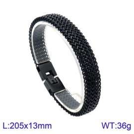 Stainless Steel Black-plating Bracelet