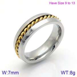 Stainless Steel Gold-plating Ring