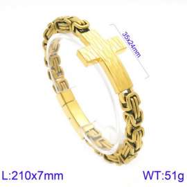 Stainless Steel Gold-plating Bracelet