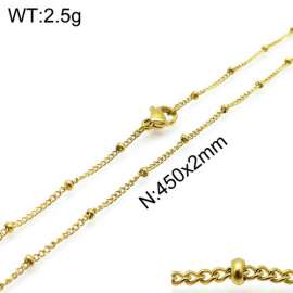 Staineless Steel Small Gold-plating Chain