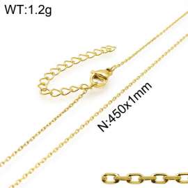 Staineless Steel Small Gold-plating Chain