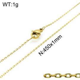 Staineless Steel Small Gold-plating Chain