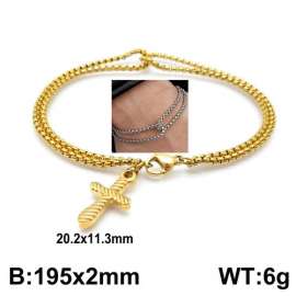Stainless Steel Gold-plating Bracelet