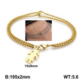 Stainless Steel Gold-plating Bracelet