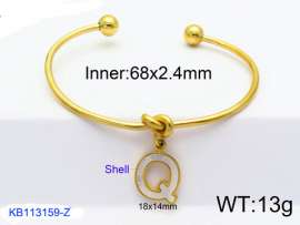 Stainless Steel Gold-plating Bangle