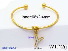 Stainless Steel Gold-plating Bangle