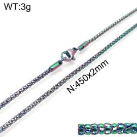 Colorful Plating Necklace