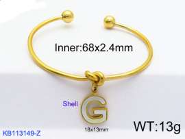 Stainless Steel Gold-plating Bangle