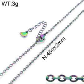 Colorful Plating Necklace