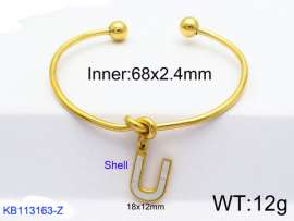 Stainless Steel Gold-plating Bangle