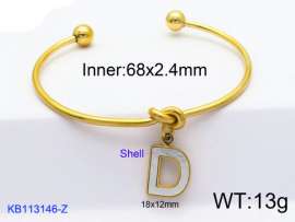 Stainless Steel Gold-plating Bangle