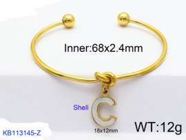 Stainless Steel Gold-plating Bangle