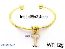 Stainless Steel Gold-plating Bangle