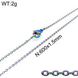 Colorful Plating Necklace