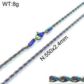Colorful Plating Necklace