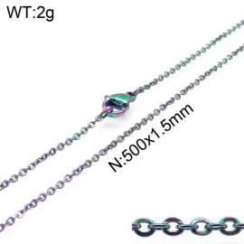 Colorful Plating Necklace