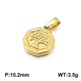 Stainless Steel Gold-plating Pendant