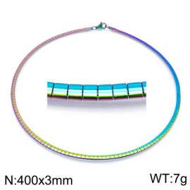 Colorful Plating Necklace