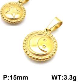 Stainless Steel Gold-plating Pendant