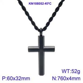 Stainless Steel Black-plating Necklace
