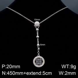 Stainless Steel Stone Necklace