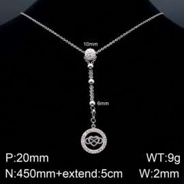 Stainless Steel Stone Necklace