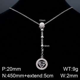 Stainless Steel Stone Necklace