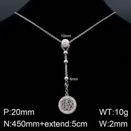 Stainless Steel Stone Necklace