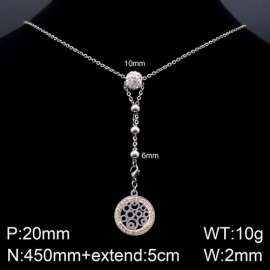 Stainless Steel Stone Necklace
