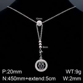 Stainless Steel Stone Necklace