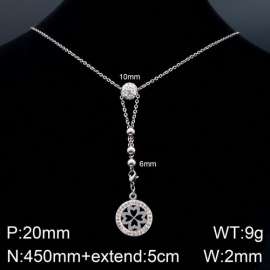 Stainless Steel Stone Necklace