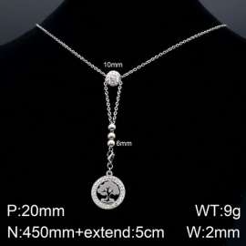 Stainless Steel Stone Necklace