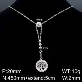 Stainless Steel Stone Necklace