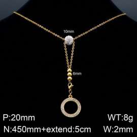 Stainless Steel Stone Necklace