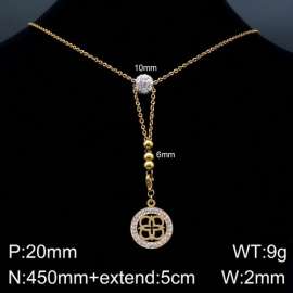 Stainless Steel Stone Necklace