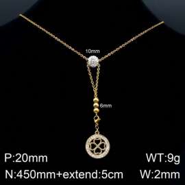 Stainless Steel Stone Necklace