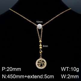 Stainless Steel Stone Necklace