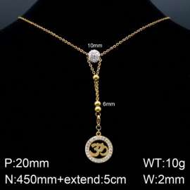 Stainless Steel Stone Necklace