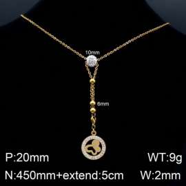 Stainless Steel Stone Necklace