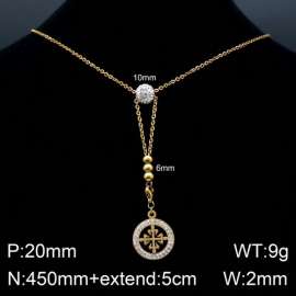 Stainless Steel Stone Necklace