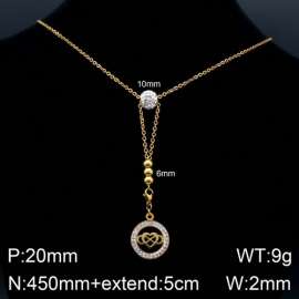 Stainless Steel Stone Necklace