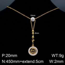 Stainless Steel Stone Necklace