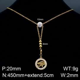 Stainless Steel Stone Necklace