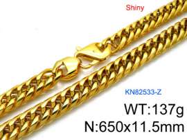 SS Gold-Plating Necklace