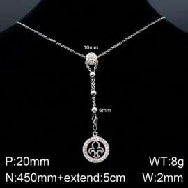 Stainless Steel Stone Necklace