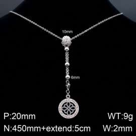 Stainless Steel Stone Necklace
